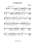 It's Christmas Time - Lead sheet