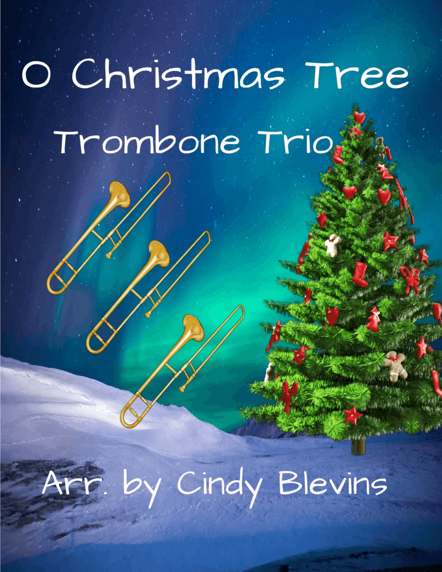O Christmas Tree, for trombone trio Trombone Trio scores gallery preview page 1