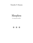 Sleepless - for string quartet and flute