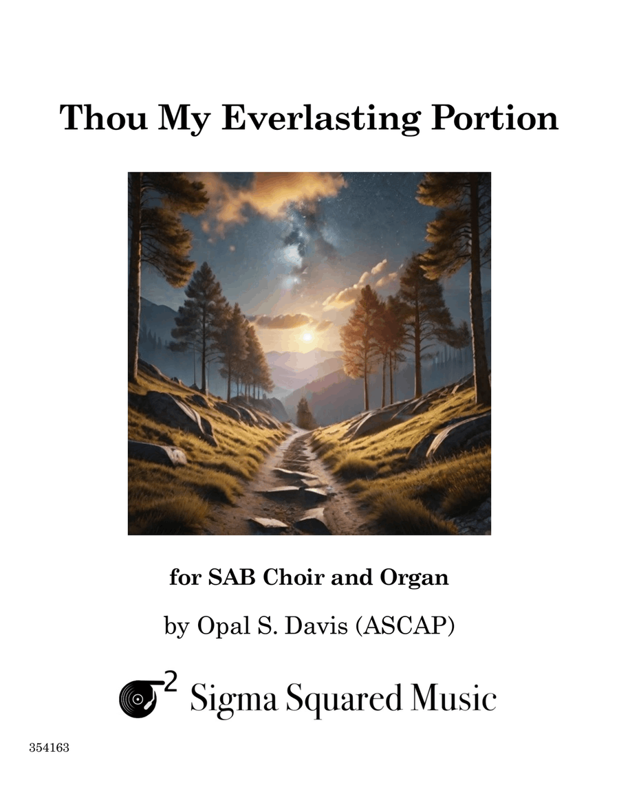 Thou My Everlasting Portion 3-Part scores gallery preview page 1