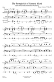 The Strongholds of Samurai Island - Score Only