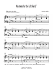 Nocturne for Left Hand - Piano Solo