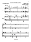 America, the Beautiful - Piano Duo (2 Pianos, 4 Hands)