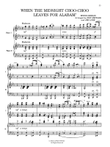 When the Midnight Choo Choo Leaves for Alabam' - Piano Duo (2 Pianos, 4 Hands)
