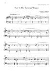 This Is My Father's World - Piano Solo