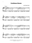 Caribbean Breeze - Piano Solo