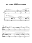 The Journey of a Mountain Stream - Piano Duo (2 Pianos, 4 Hands)