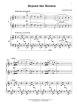 Beyond the Horizon - Piano Duo (2 Pianos, 4 Hands)