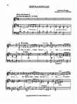 Shenandoah - Piano/Vocal Solo (Medium High)