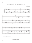 Making a Paper Airplane - Piano/Vocal Solo (Medium Voice)