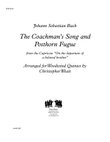 Coachman’s Song and Posthorn Fugue for wind quintet (4’08)