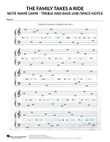 Treble and Bass Line and Space Notes