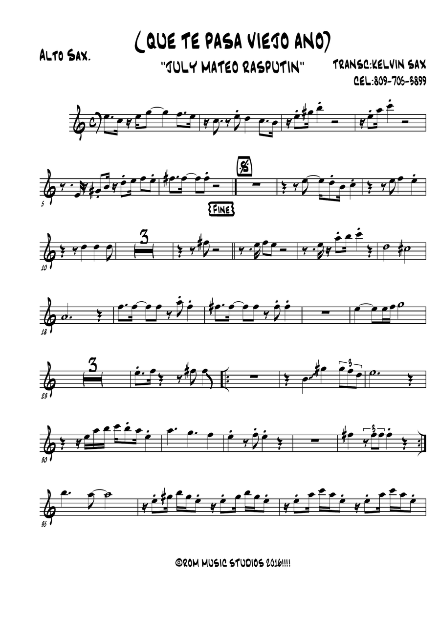 QUE TE PASAS VIEJO AÑO QUE TE PASAS VIEJO AÑO Full Orchestra scores gallery preview page 1