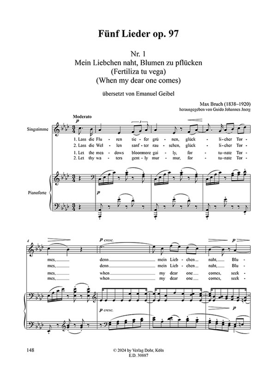 Sämtliche Lieder, Band 2 Sämtliche Lieder, Band 2 Voice scores gallery preview page 3