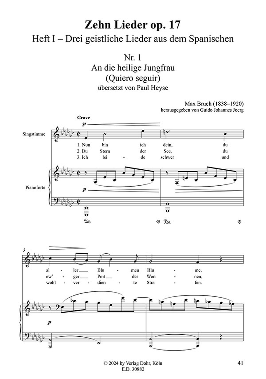 Sämtliche Lieder, Band 2 -Lieder (1859-1864)- (Praktische Ausgabe in vier Bänden) Voice Solo scores gallery preview page 2
