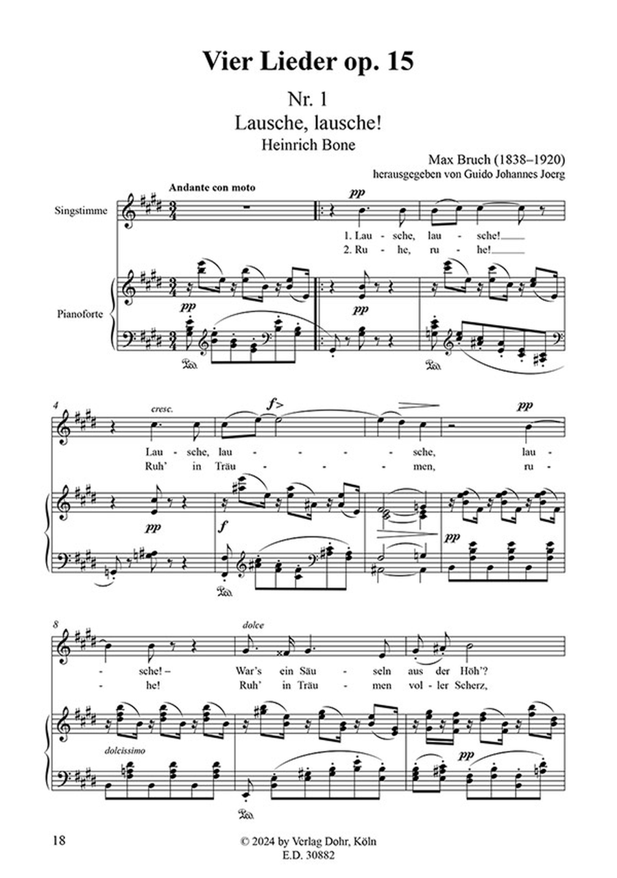 Sämtliche Lieder, Band 2 -Lieder (1859-1864)- (Praktische Ausgabe in vier Bänden) Voice Solo scores gallery preview page 3