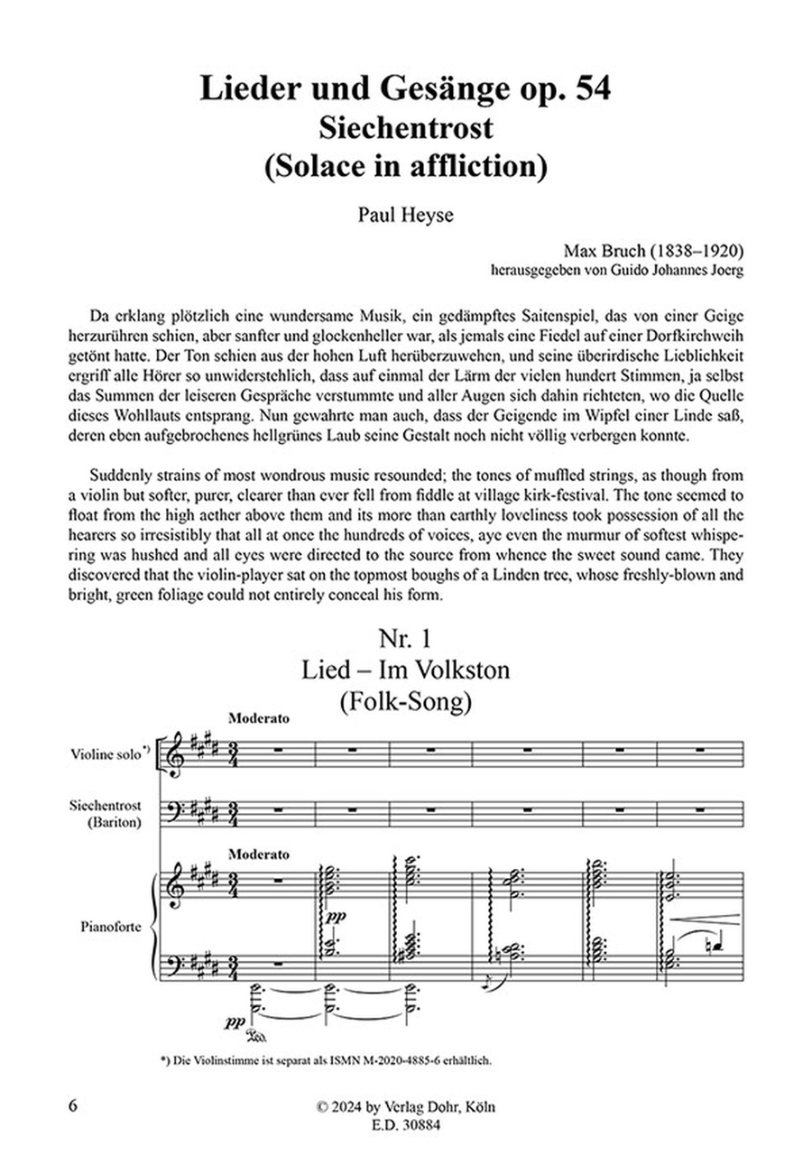 Sämtliche Lieder, Band 4 -Lieder (1889-1920)- (Praktische Ausgabe in vier Bänden) Voice Solo scores gallery preview page 2