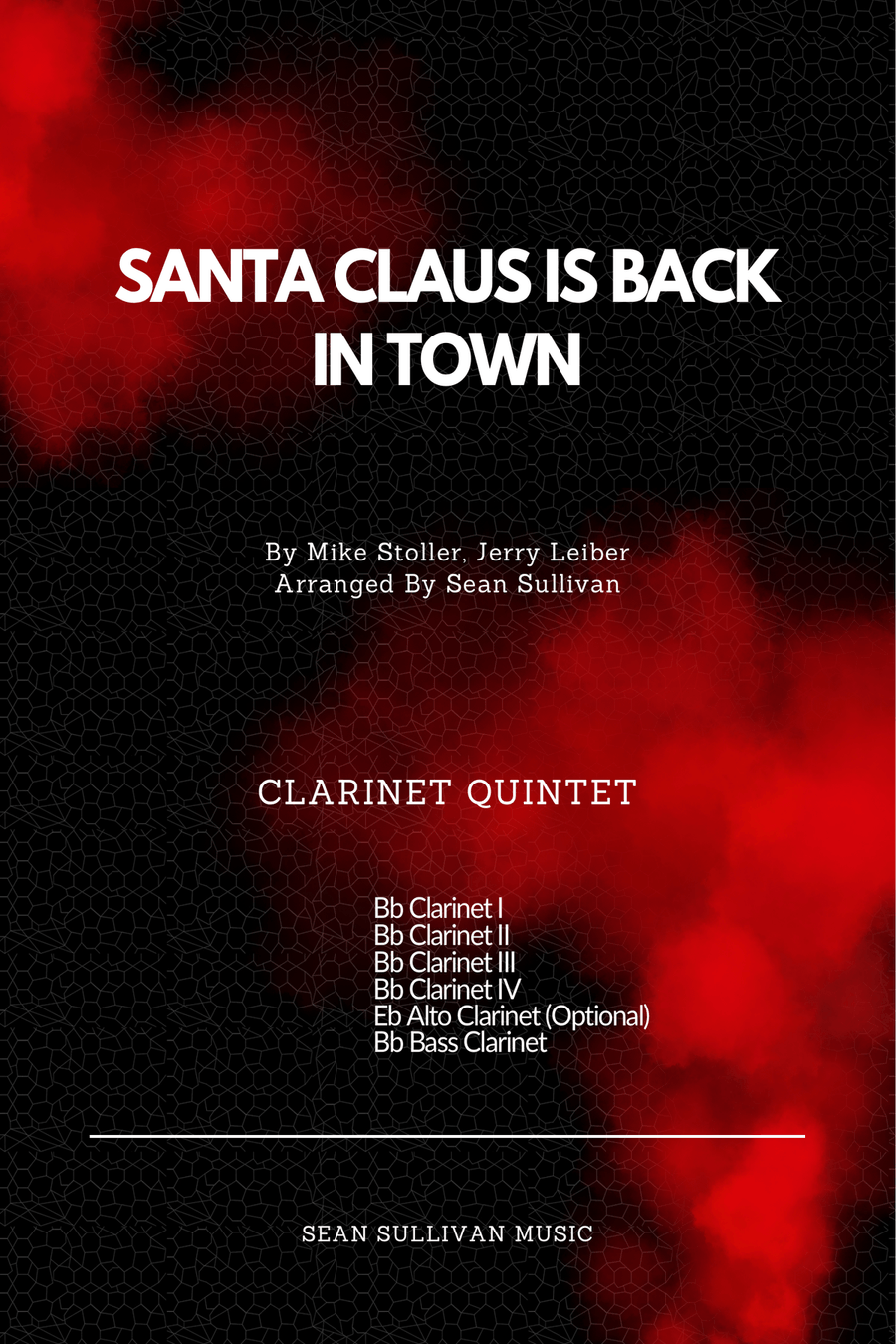 Santa Claus Is Back In Town Clarinet Quintet scores gallery preview page 1