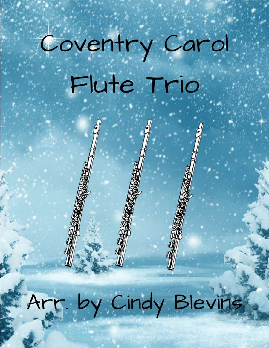 Coventry Carol, for Flute Trio Flute Trio scores gallery preview page 1