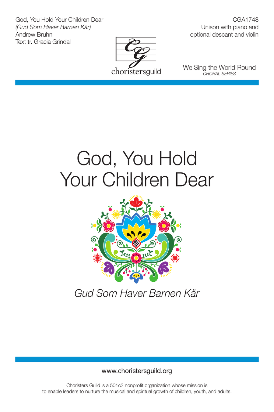 God, You Hold Your Children Dear [Gud Som Haver Barnen Kar] (Unison) Unison Choir scores gallery preview page 1