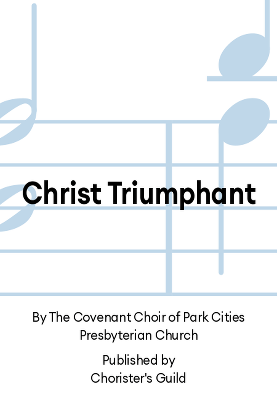 Christ Triumphant CD Christ Triumphant CD CD scores gallery preview page 1