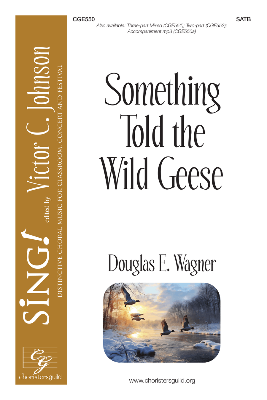 Something Told the Wild Geese (SATB) 4-Part scores gallery preview page 1