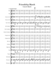 Friendship March For Concert Band