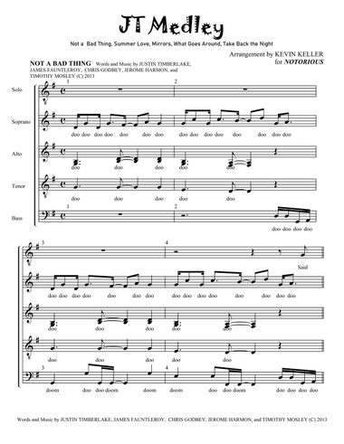Medley: Not A Bad Thing with Summer Love (Set The Mood Prelude), Mirrors, What Goes Around, and T...