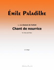 Chant de nourrice, by Paladilhe, in G Major