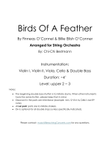 Birds Of A Feather - Score Only