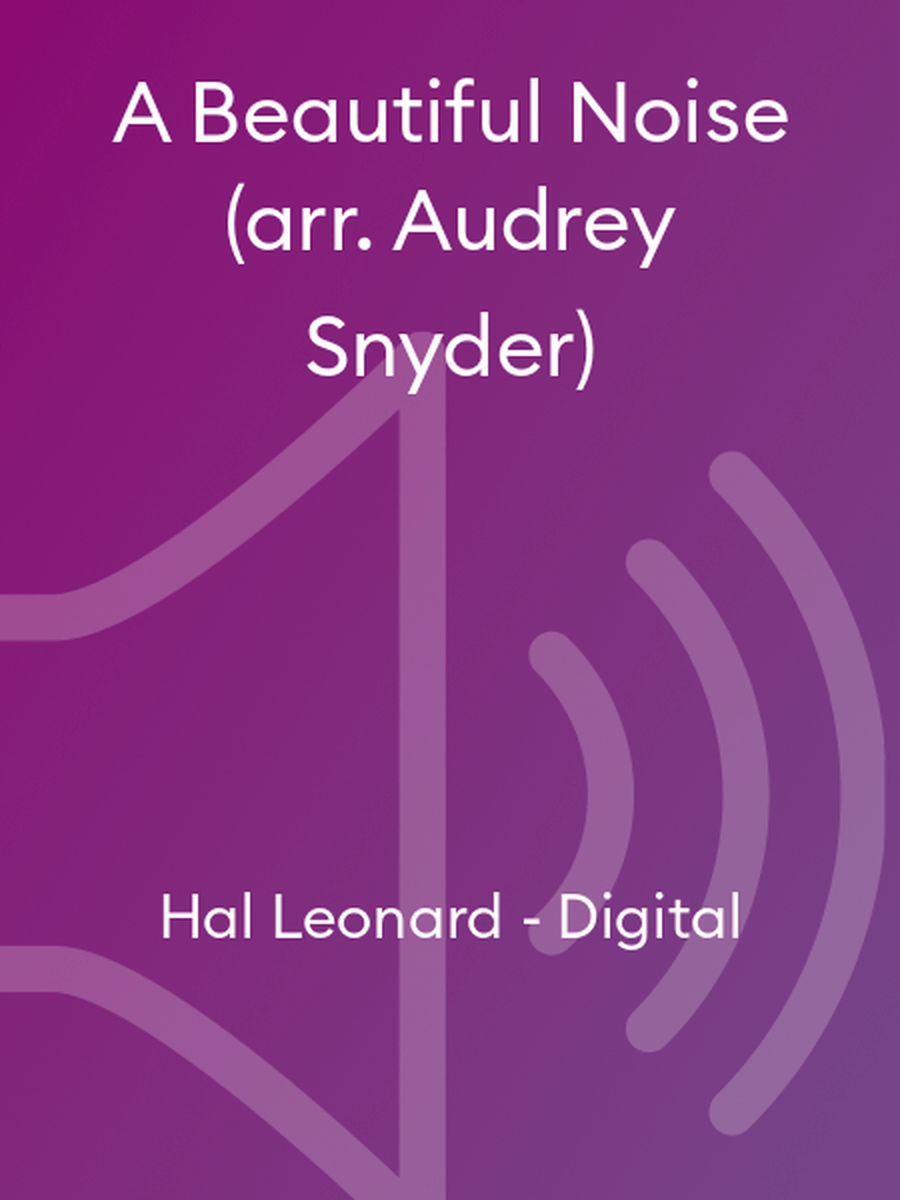 A Beautiful Noise (arr. Audrey Snyder) Choir scores gallery preview page 1