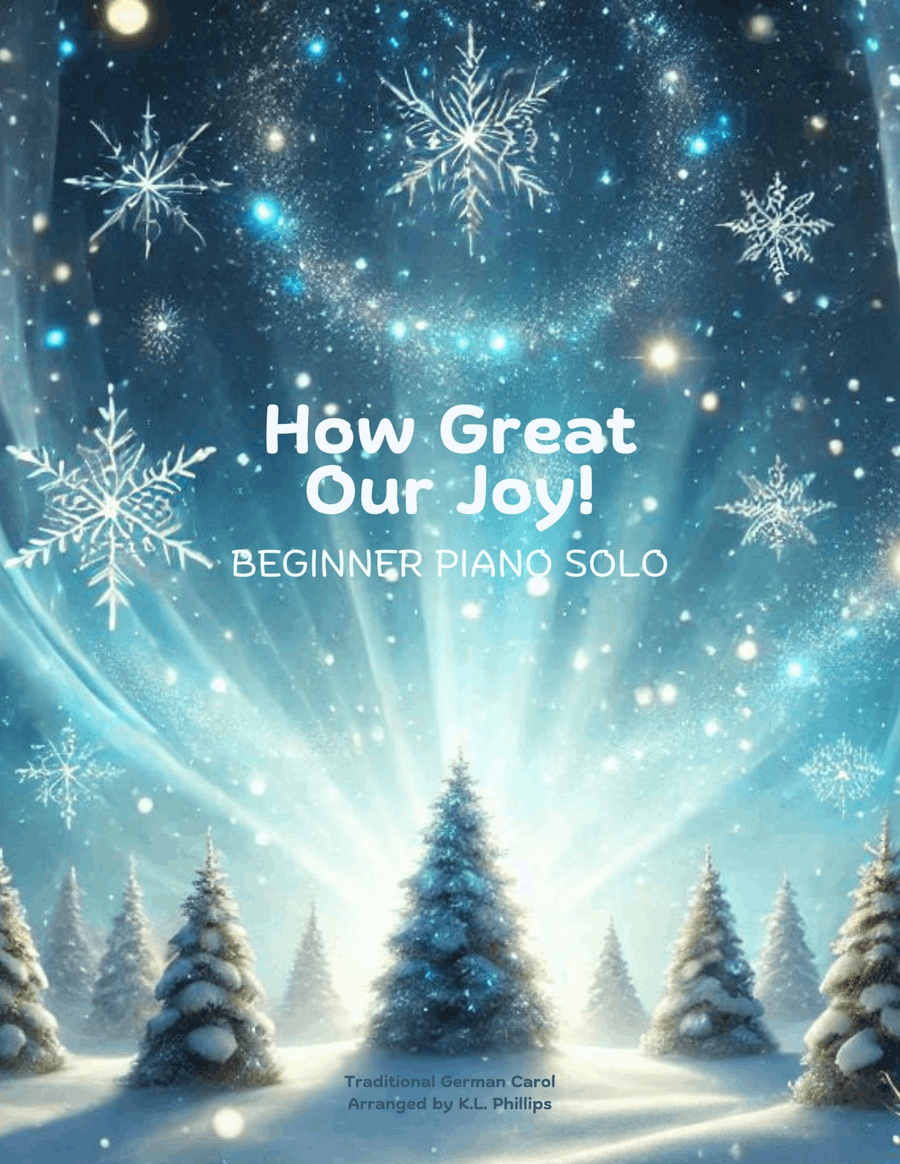 How Great Our Joy! - Beginner Piano Solo Piano Method scores gallery preview page 1