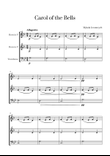 Mykola Leontovych - Carol of the Bells (for 2 French Horns and Trombone) mini preview