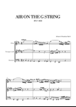 Johann Sebastian Bach - Air on the G String (for Oboe, Trumpet and Bassoon)