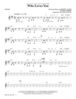 Who Loves You (arr. Alan Billingsley) - Guitar
