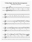 O Holy Night Alto Sax Solo with Chords