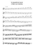 D Major Scale - Two Octave