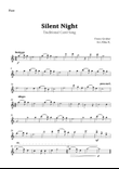 Silent Night for Flute Solo