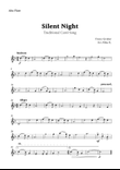 Silent Night for Alto Flute Solo