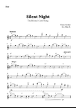 Silent Night for Oboe Solo