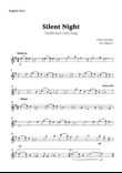 Silent Night for English Horn Solo