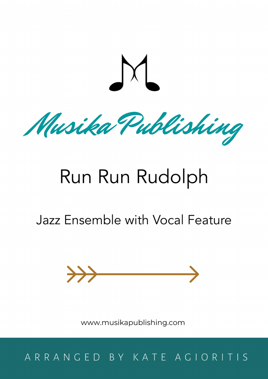 Run Rudolph Run Jazz Ensemble scores gallery preview page 1