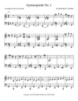 Gymnopiede No. 1