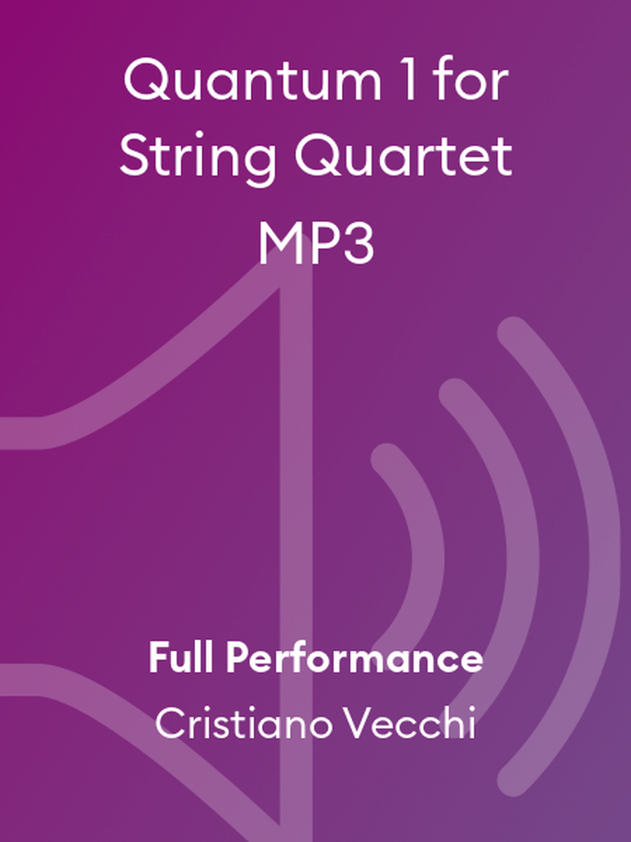 Quantum 1 for String Quartet MP3 String Quartet scores gallery preview page 1