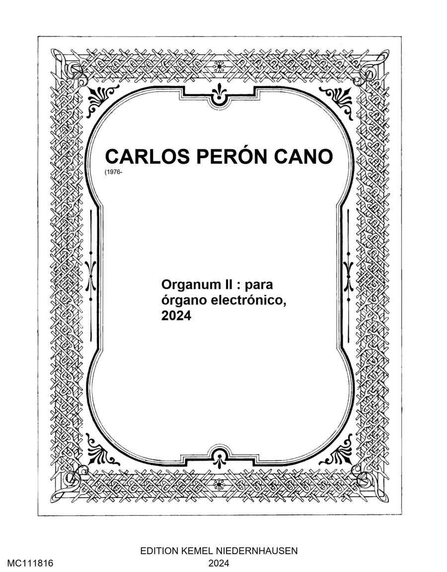 Organum II Organum II Organ scores gallery preview page 1
