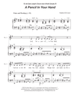 A Pencil In Your Hand (Unison choir)