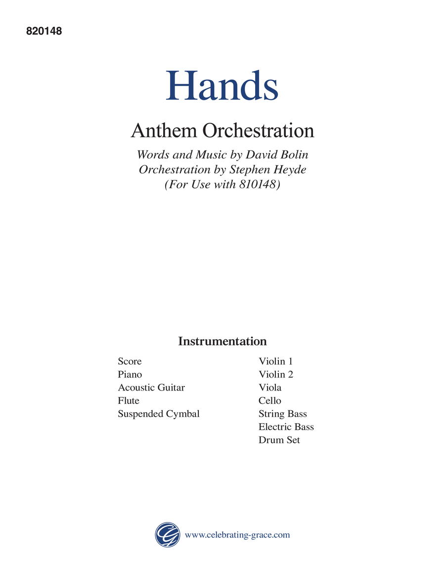 Hands Orchestration Hands Orchestration 4-Part scores gallery preview page 1