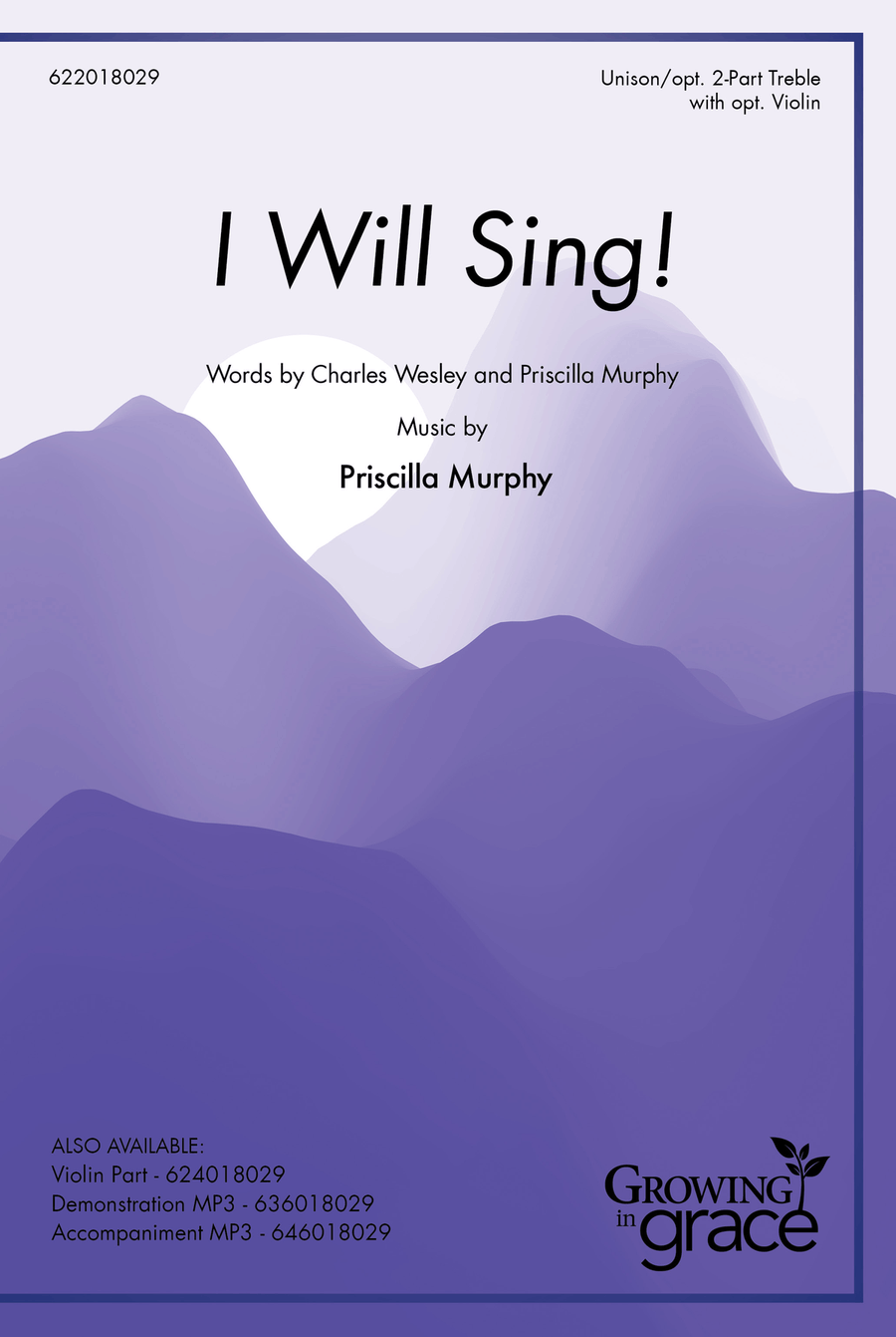 I Will Sing! I Will Sing! Unison Choir scores gallery preview page 1