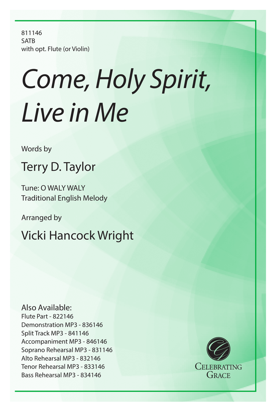 Come, Holy Spirit, Live in Me 4-Part scores gallery preview page 1