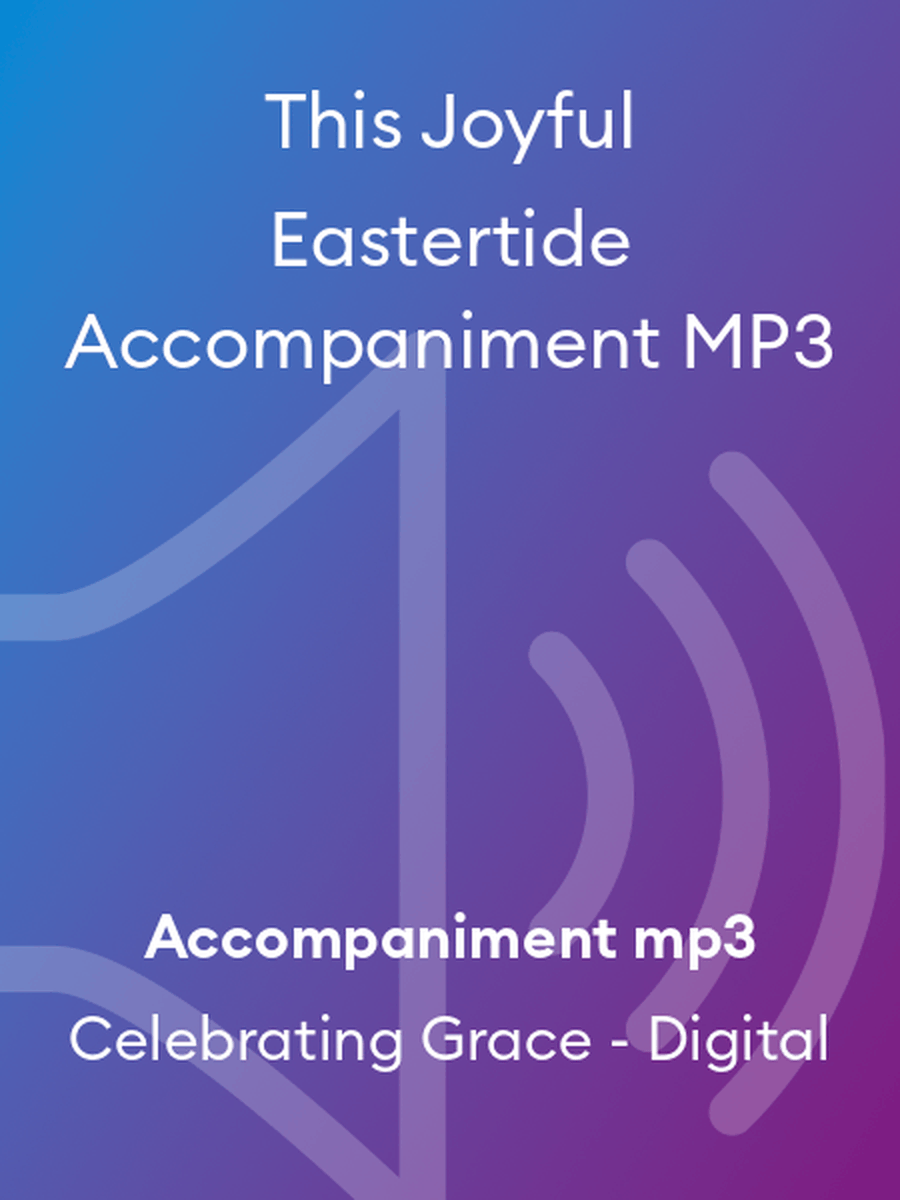 This Joyful Eastertide Accompaniment MP3 4-Part scores gallery preview page 1